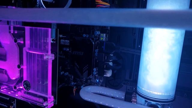 Custom watercooling loop with Primochill vue Sky white SX #Update 2. смотреть онлайн