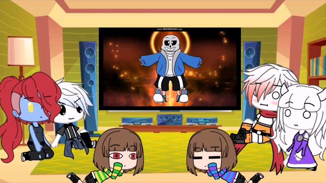 //Реакция персонажей Undertale на meme про класик. Санса//[1/?]//Gacha Life смотреть онлайн