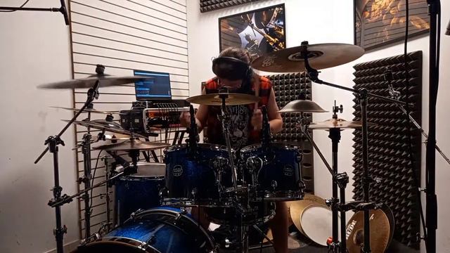 Equaleft - We Are... The Chameleons || 1 take drum cover/playthrough || Gaspar "Animal" Ribeiro смотреть онлайн