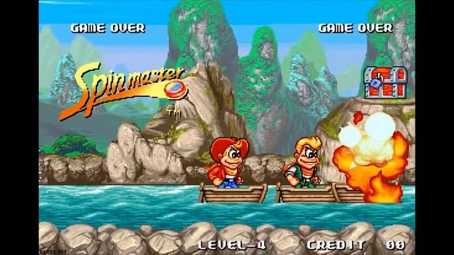 Spin Master / attract mode auto demo / Neo Geo / 1993 смотреть онлайн