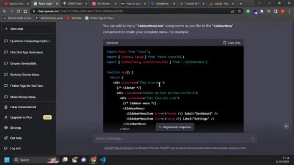 Vite + React + TS +chatGPT ? gas