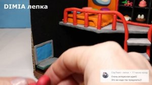Among Us как слепить КОМНАТУ ?, Амонг Ас из пластилина | Dimia лепка