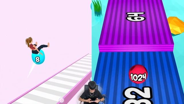 Yoga Bounce Run vs Dancing Ball Fun - 1⭐Gameplay Walkthrough (Freeplay Mobile) смотреть онлайн