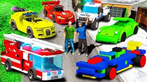 УГНАЛ ВСЕ СЕКРЕТНЫЕ ЛЕГО МАШИНЫ ДЛЯ РАЙЛЮХИ! БУГАТТИ, ПОРШ, СКОРАЯ ПОМОЩЬ  ГТА 5 МОДЫ МУРКА