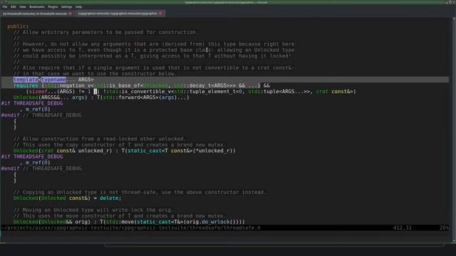 Live C++ coding: Applying threadsafe::ObjectTracker to cppgraphviz. смотреть онлайн