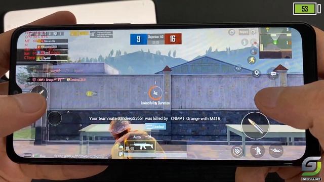 Samsung A02 test game PUBG Mobile | Temperature, Graphics, Battery, FPS Test смотреть онлайн
