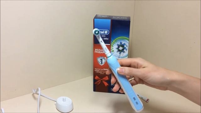 Обзор электрической зубной щетки Braun ORAL-B 610 смотреть онлайн