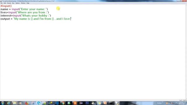 07 Python Working with String Module | String Formatter Part2 смотреть онлайн