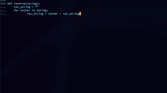 python reverse string recording смотреть онлайн