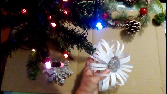 Объемные снежинки. Поделки к Новому году и Рождеству своими руками быстро и легко смотреть онлайн