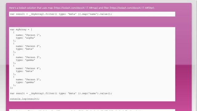 Get key value based on value of another key in object смотреть онлайн