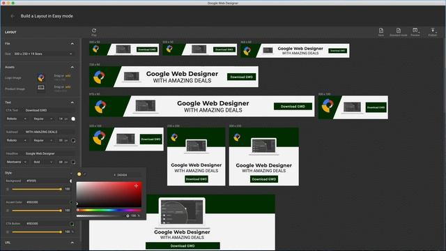Easy Mode - Google Web Designer смотреть онлайн