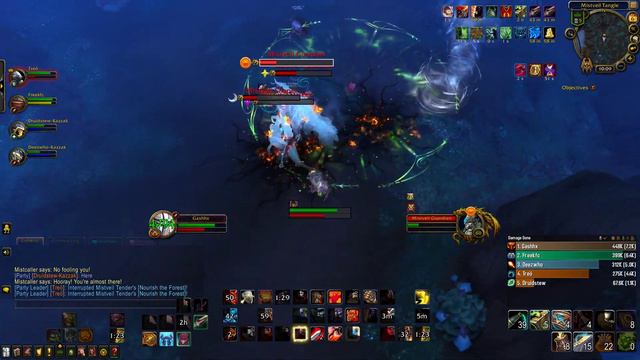 Mists of Tirna Scithe +19: Fury Warrior (223) iLvl) - WoW Shadowlands 9.05 Mythic+ Dungeon смотреть онлайн
