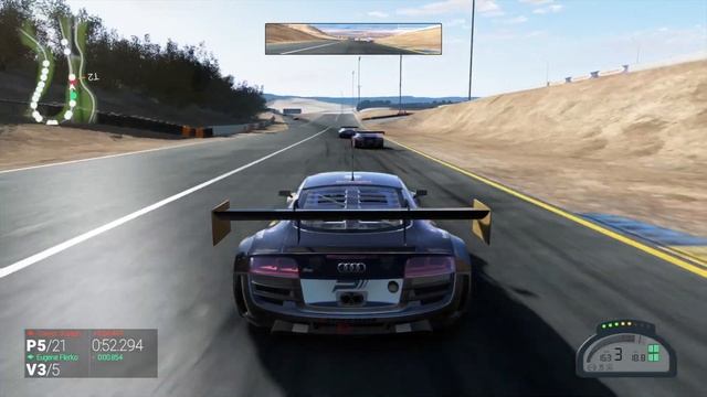 RACE - 5 LAPS - PROJECT CARS - SONOMA RACEWAY GP - AUDI R8 LMS ULTRA смотреть онлайн