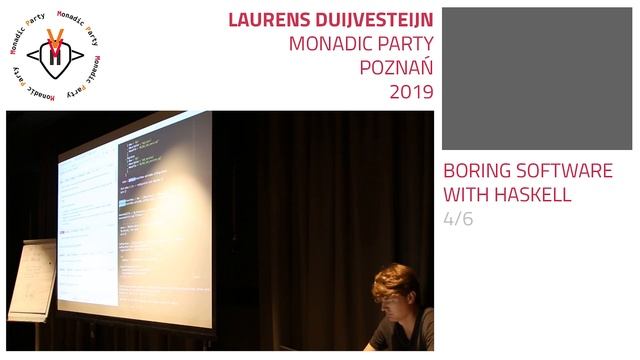 Laurens Duijvesteijn - Boring software with Haskell 4/6 смотреть онлайн