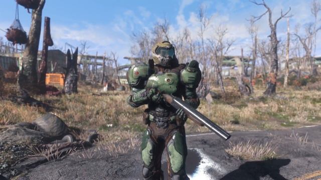 Fallout 4 - Doom Praetor Suit - Free mod смотреть онлайн