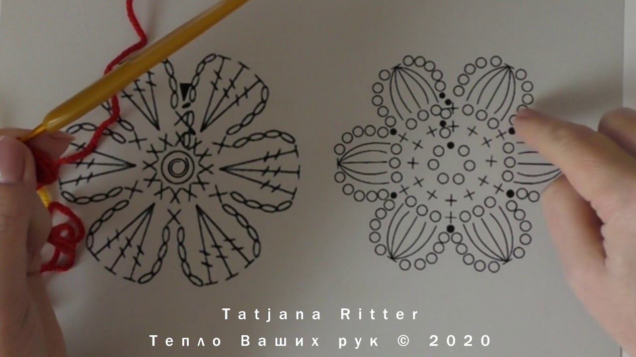 #327. Маленькие цветочки крючком смотреть онлайн