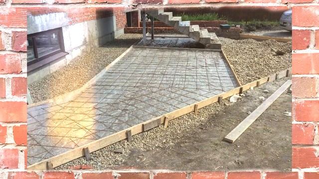 Дорожки из бетона своими руками. Садовые дорожки из бетона смотреть онлайн