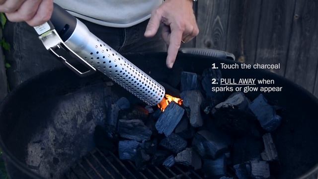Как разжечь уголь в гриле с помощью LOOFTLIGHTER? Оригинальный видеоролик производителя смотреть онлайн