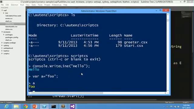 C# on a diet with scriptcs смотреть онлайн