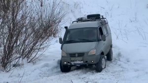 Прохождение триал-трассы вне зачёта Соболь 4х4