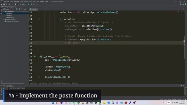 ❓How to create the direct copy and paste functions between QTableWidget and Excel in PyQt6 смотреть онлайн