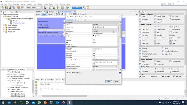 Curso Apache NetBeans | Que Son y Como Se Usan Los Elementos JRadioButton y JButtonGroup [VERS_2022 смотреть онлайн