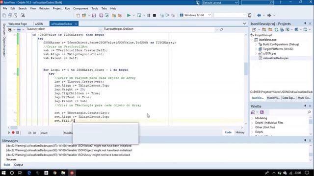DELPHI IDEIAS#17 - COMO LER E EXIBIR JSON...só que do meu JEITO!!!(parte 1) смотреть онлайн