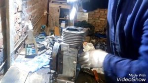 Мотоблок" Нева" МБ-1 сборка двигателя ДМ-1 ( часть третья )