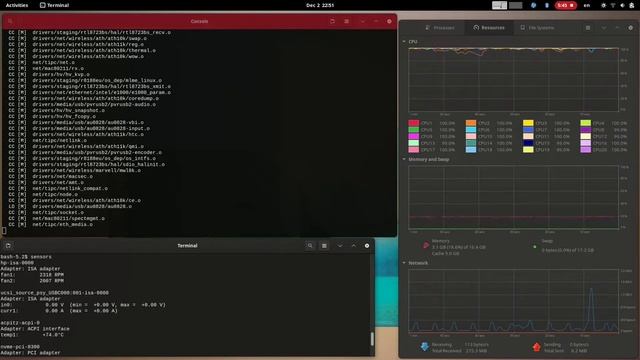 10 min burnout CPU core i7 12700H running Linux Slackware 15 current смотреть онлайн
