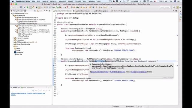 REST API with Spring Boot - Handle More Than One Exception смотреть онлайн