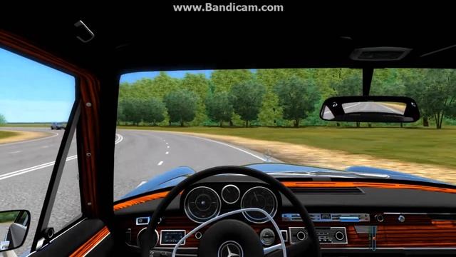 City Car Driving 1.3.3 - Mercedes-Benz 300SEL смотреть онлайн