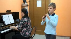 Блок-флейта. Ария из оперы "Дон Жуан" (В. Моцарт)