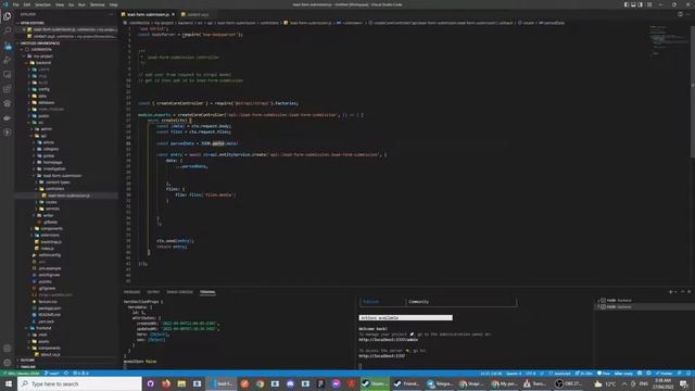 Upload files/multipart files to collection in api controller - strapi v4 - Entity Service API: CRUD смотреть онлайн