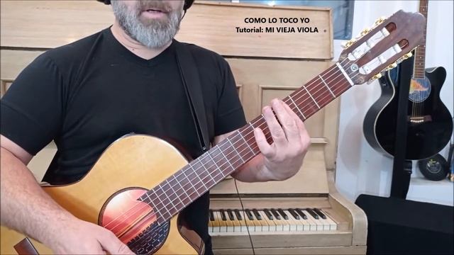 MI VIEJA VIOLA (Tango) / Tutorial de Guitarra Acompañamiento / By Oscar Gratti смотреть онлайн