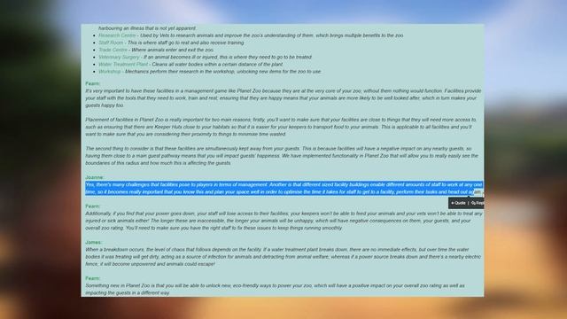 ? Management & facilities; Quarantine, Research Centre & more | Dev Journal | Planet Zoo Update смотреть онлайн