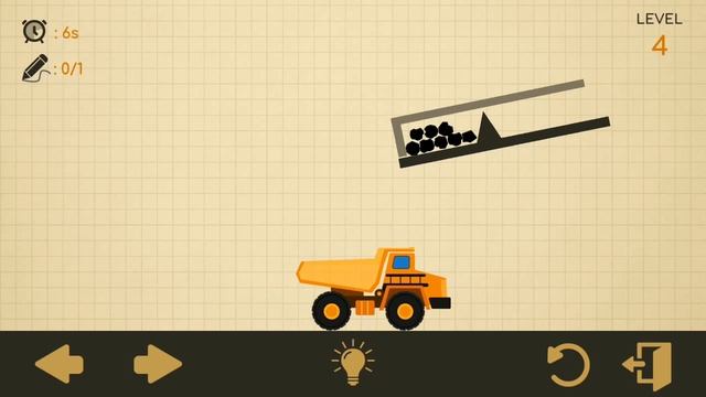 Brain Line Truck - Physics Puzzles level 1 2 3 4 5 Walkthrough смотреть онлайн
