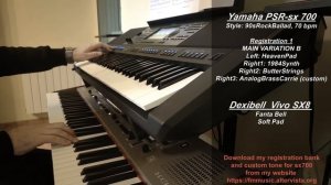 Carrie, Europe - cover by Ferdinando Montecuollo on Yamaha PSR-sx 700 & Dexibell Vivo SX8