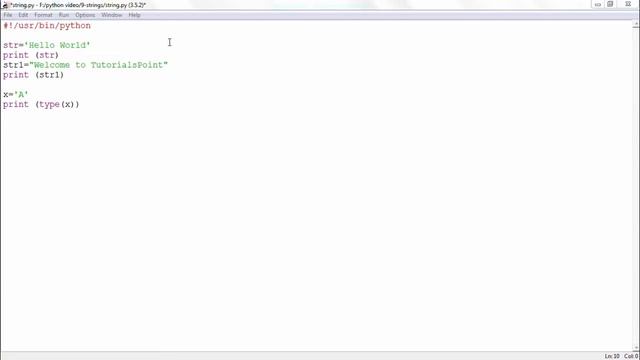Python - Strings смотреть онлайн