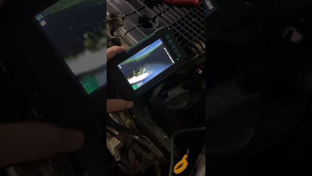 Стук #3 Infinity G25 после облома свечи эндоскоп и компрессия