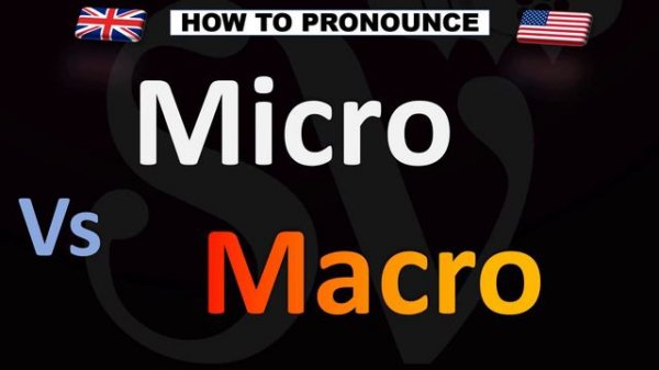 How to Pronounce Micro Vs. Macro