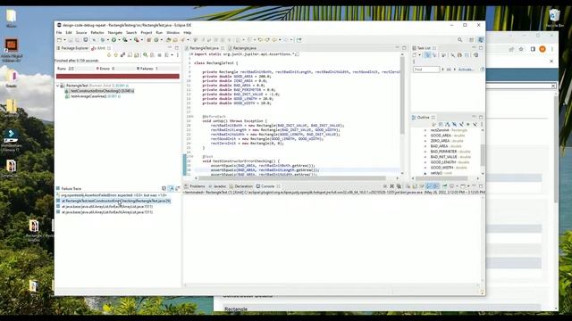 How do I add JUnit testing to my Eclipse project and how do I fix my program if it fails? смотреть онлайн
