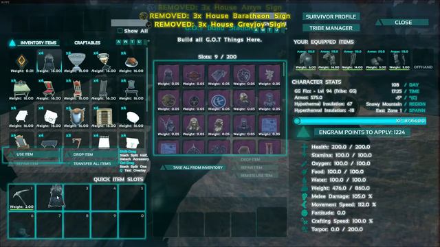 ARK: Survival Evolved MOD | The Ark Game Of Thrones Mod!!!
