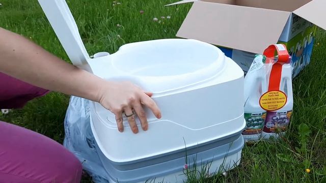 Распаковка - Портативный биотуалет Thetford Porta Potti Qube 145