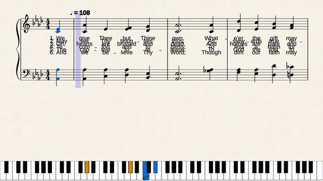 We Give Thee but Thine Own by Lowell Mason & Georger James Webb смотреть онлайн