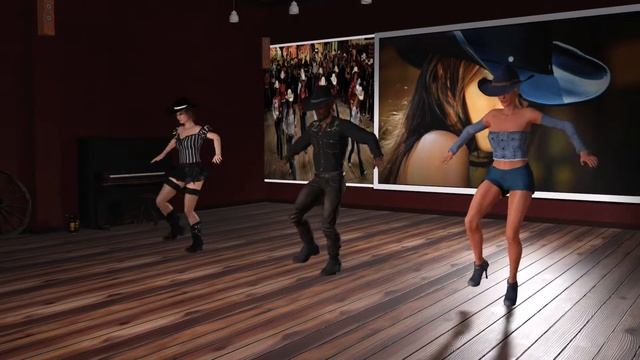 Avatar Country Line Dance Iclone 8 Animation смотреть онлайн