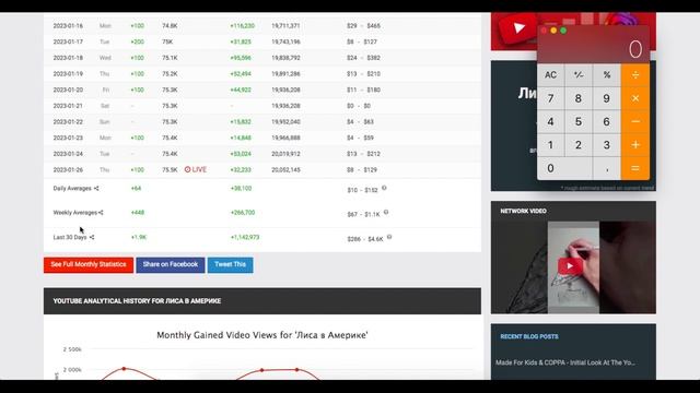 Доход с Ютуб канала Лиса в Америке. Сколько зарабатывает на Youtube Лиса в Америке смотреть онлайн
