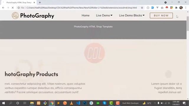 Photography Bootstrap 4 Theme | Photography responsive templates | смотреть онлайн