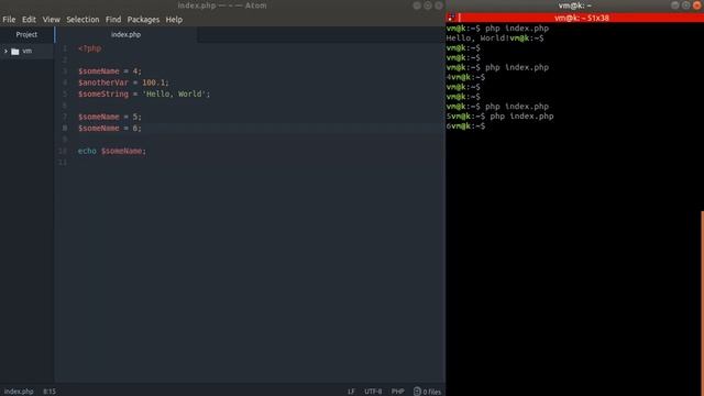PHP Tutorial #2: Variables смотреть онлайн