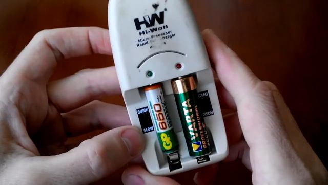 Зарядка для аккумуляторов АА, ааа 1,2v смотреть онлайн